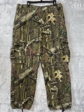 Mossy Oak Pants Mens 36x38 Break Up Infinity Camo Cargo Hunting Outdoor (36x31)